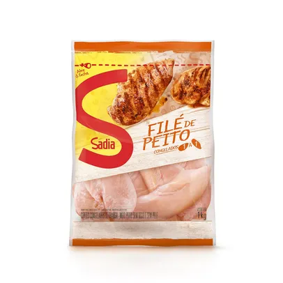 [Regional] 50% Off na 2 ° Unidade - Filé de Frango Peito Congelado sem Osso Sadia 1Kg