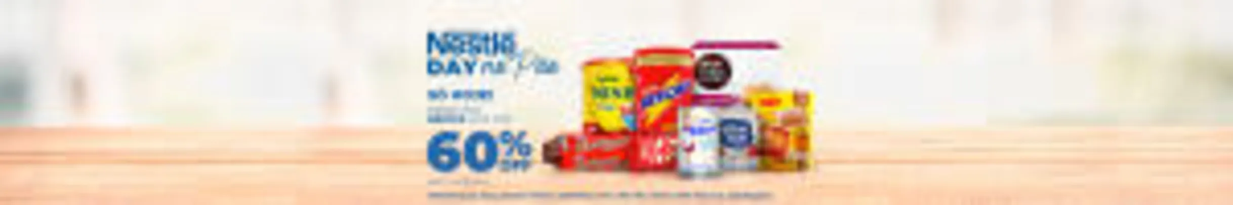 [CC Mastercard] Nestlé Day: Até 60% OFF na 2º unidade + frete grátis