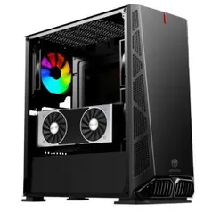 Gabinete Gamer Evolut EG-810 Dandy Lateral Acrílico Tool-less | R$202