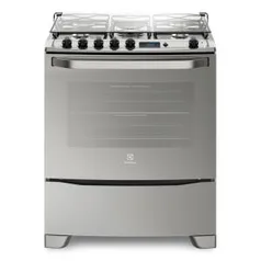 Fogão 5 Bocas Electrolux Prata Automático Grill e Tripla Chama | R$1.529