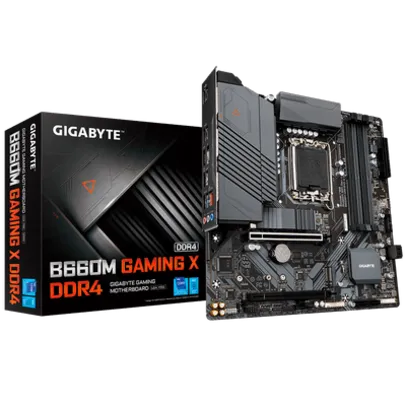 Placa Mae Gigabyte B660m Gaming X, Ddr4, Socket Lga 1700, M Atx, Chipset Intel B660, B660m-gamingx-ddr4