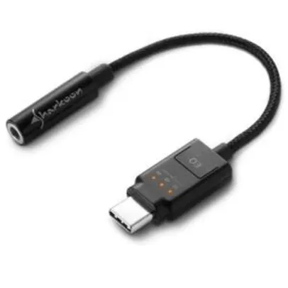 Placa de som externa Sharkoon Mobile DAC USB - R$ 69,90