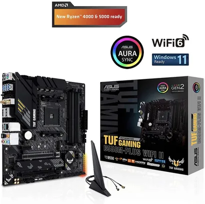 Placa mãe asus tuf gaming b550m plus wi-fi ii