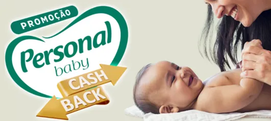 Promoção Personal baby com até R$15 OFF de Cashback + Prêmios