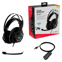 Headset Gamer HyperX Cloud Revolver, 7.1 Surround, USB, Black, HHSR1-AH-GM/G