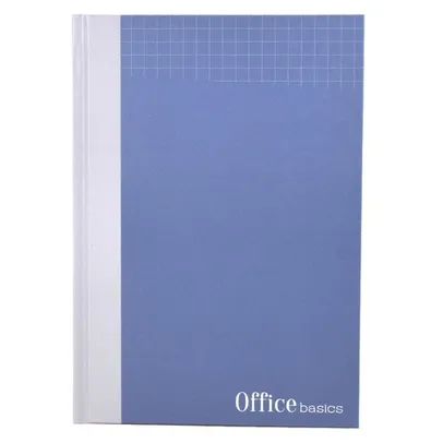 [Ame R$ 8,98/ SC R$ 2,96] Conjunto Com 3 Cadernos A5 Com Capa Dura Preto e Azul - Office Basics