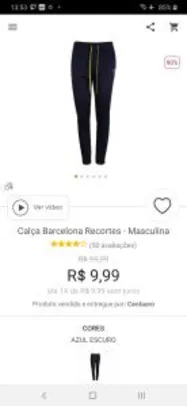 Calça Barcelona Recortes | R$ 10