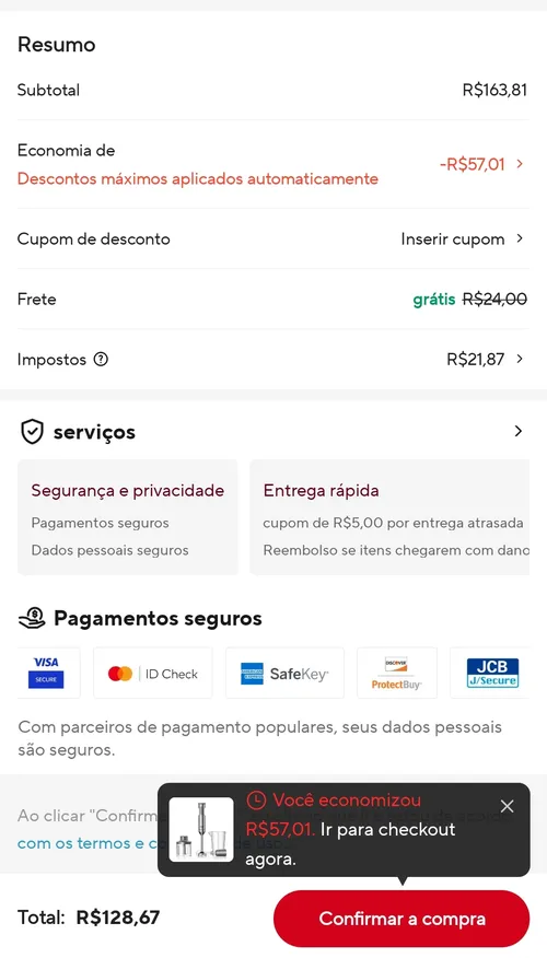 Imagen na descrição da promoção