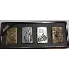 Kit Com 4 Isqueiros Tipo Zippo

 R$39.90