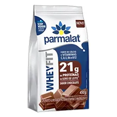 Whey Protein em Pó Chocolate Whey Fit Parmalat 450G