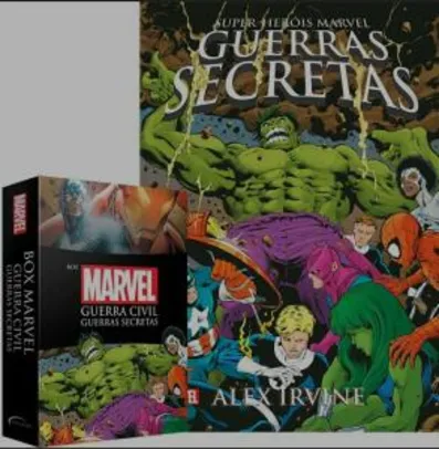 Box Marvel Guerra Civil: Guerras secretas R$30