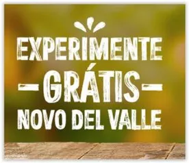 Experimente Grátis o Novo Dell Valle ( Até R$ 20 de volta)