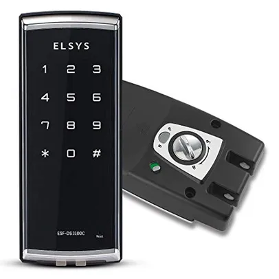 Fechadura Digital de Sobrepor para Porta de Correr, Elsys | R$372