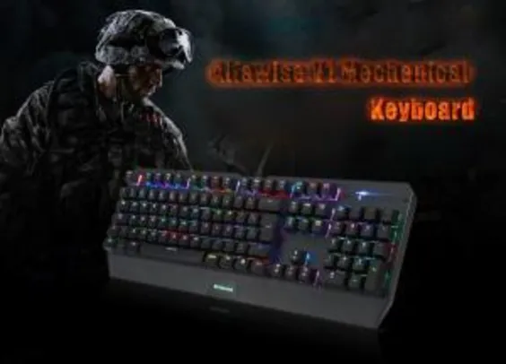 Teclado Mecânico Alfawise V1 LAYOUT PT-BR COM Ç - R$107