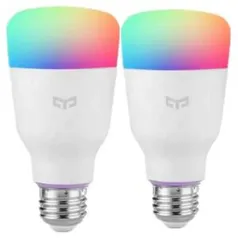 DUAS Lâmpadas Yeelight (Xiaomi) RGB 10W | R$160