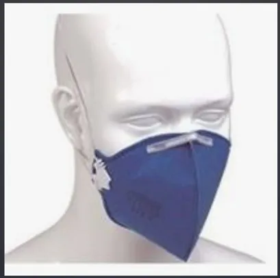 Máscara de Respiração Descartável sem Válvula PFF2 - Ledan | R$2,90