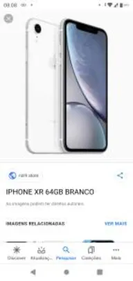 iPhone XR Branco, 4G, 64 GB | R$3.250