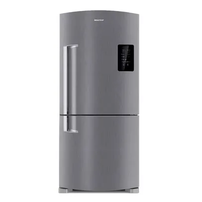 (outlet) Geladeira Brastemp Frost Free Inverse 588 litros cor Inox com Smart Bar BRE85AK