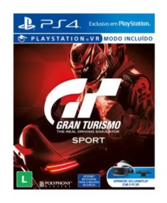 Jogo para Ps4 Gran Turismo Sports - R$ 144,00