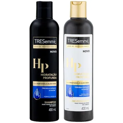 Shampoo Tresemmé Hidratação Profunda 400ml + Condicionador Tresemmé Hidratação Profunda 400ml