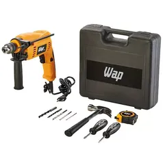 Parafusadeira/Furadeira de Impacto WAP EFPI 700K10 3/8” 700W 110v e Kit 11 Acessórios