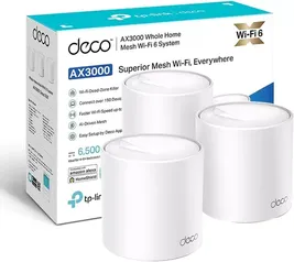 Roteador TP-Link Deco X50, AX3000, WiFi 6, 2402 Mbps, 2 Antenas Internas, Branco - Deco X50(2-pack)