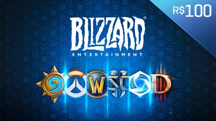 Saldo Blizzard de R$100 | R$90