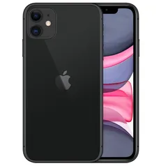 iPhone 11 Apple 64GB Preto, Tela de 6,1”, Câmera Dupla de 12MP, iOS