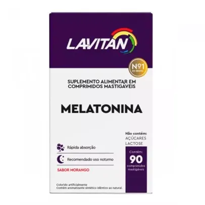 Lavitan Melatonina 0,21mg 90 Comprimidos Mastigáveis - Cimed