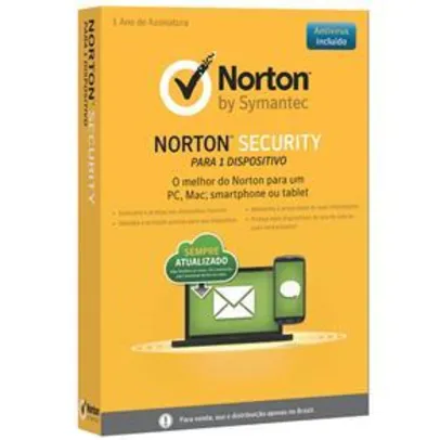 Norton™ Security Antivírus para PC, Mac, Tablet e Smartphone - R$20