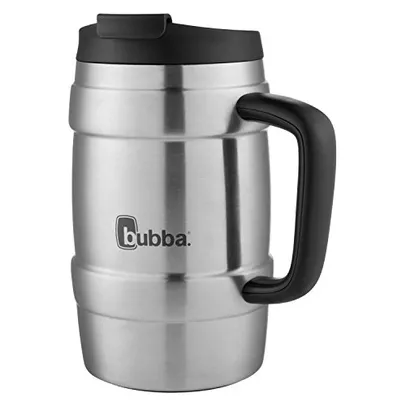 Caneca de viagem de aço inoxidável isolada a vácuo Bubba, 1000 ml, preta