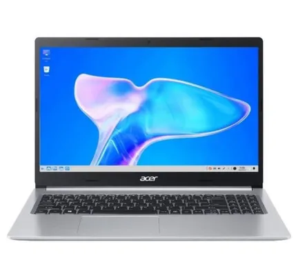 Notebook Acer A515-45-R6BL AMD Ryzen R7 5700U 8GB 512GB Tela 15.6" Linux Gutta - Prata