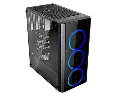 (PRIME) Gabinete Gamer Apache Air Vidro Mid Tower Akasa A-ATX09-A1B