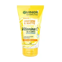 Gel de Limpeza Garnier Uniform & Matte Vitamina C 150ml