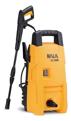 (Cc Santander)Lavadora De Alta Pressão Lk1305 1200w 127v C/ Regulagem Kala Cor Amarelo