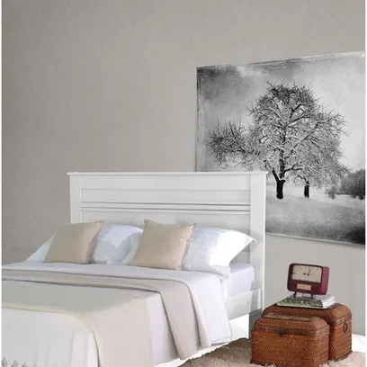 Foto do produto Cama Casal Dallas II - Branco - Tebarrot