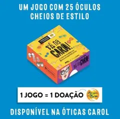 Ganhe um jogo Tá na Cara nas Óticas Carol