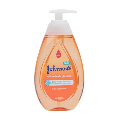 Sabonete Líquido de Glicerina Johnsons Baby Da Cabeça aos Pés 400ml