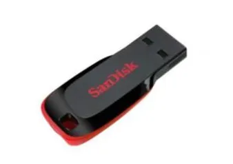 [PICHAU] PEN DRIVE SANDISK CRUZER BLADE 32GB USB 2.0 - R$29,89