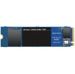 SSD WD Blue SN550, 500GB, M.2, PCIe, NVMe, Leituras: 2400Mb/s e Gravações: 1750Mb/s - WDS500G2B0C