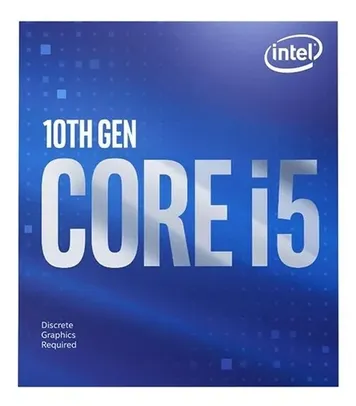 Processador gamer Intel Core i5-10400F BX8070110400F de 6 núcleos e 4.3GHz de frequência