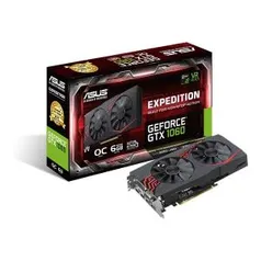 Placa de video asus geforce gtx 1060 6gb - ex-gtx1060-