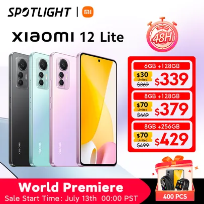 Smartphone Xiaomi 12 Lite 6GB/128GB (Versão Global)