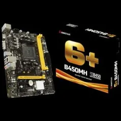 PLACA MÃE BIOSTAR B450MH, CHIPSET B450, AMD AM4, MATX, DDR4