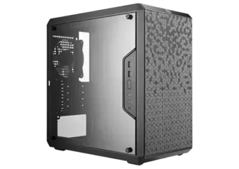 Gabinete Gamer Cooler Master Masterbox Q300L, Mini Tower, Black, Sem Fonte, Com 1 Fan, MCB-Q300L-KANN-S00