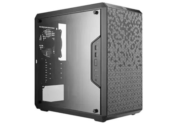 Gabinete Gamer Cooler Master Masterbox Q300L, Mini Tower, Black, Sem Fonte, Com 1 Fan, MCB-Q300L-KANN-S00