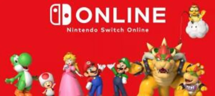Nintendo Switch Online - moedas de ouro para novas assinaturas | R$130
