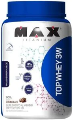 Top Whey 3W + Performance (900G), Max Titanium - R$99