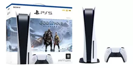Console Mídia Física Com God Of War Ragnarok Playstation 5 Cor Branco