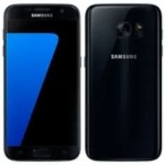 Smartphone Samsung Galaxy S7, Preto, Tela 5.1", 4G+WiFi+NFC, Android 6.0, 12MP, 32GB